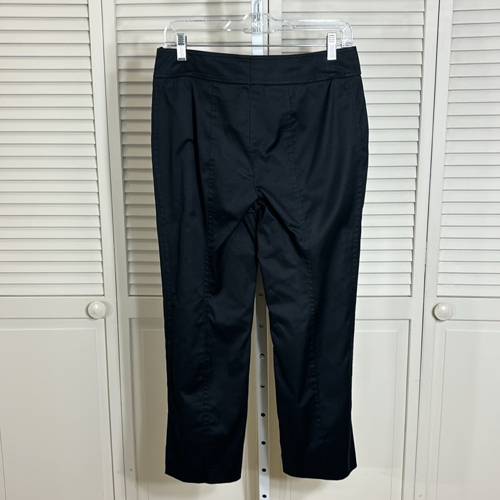 Akris Punto Cropped Side Hem Pleats Pants Size 6 - image 7